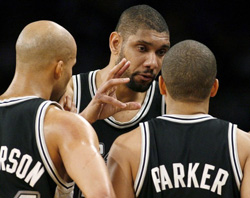 Tim Duncan, Tony Parker & Richard Jefferson Tim Duncan, Tony Parker & Richard Jefferson