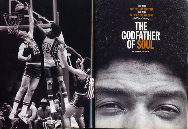 Julius Erving, SLAM 17 feature. Julius Erving, SLAM 17 feature.
