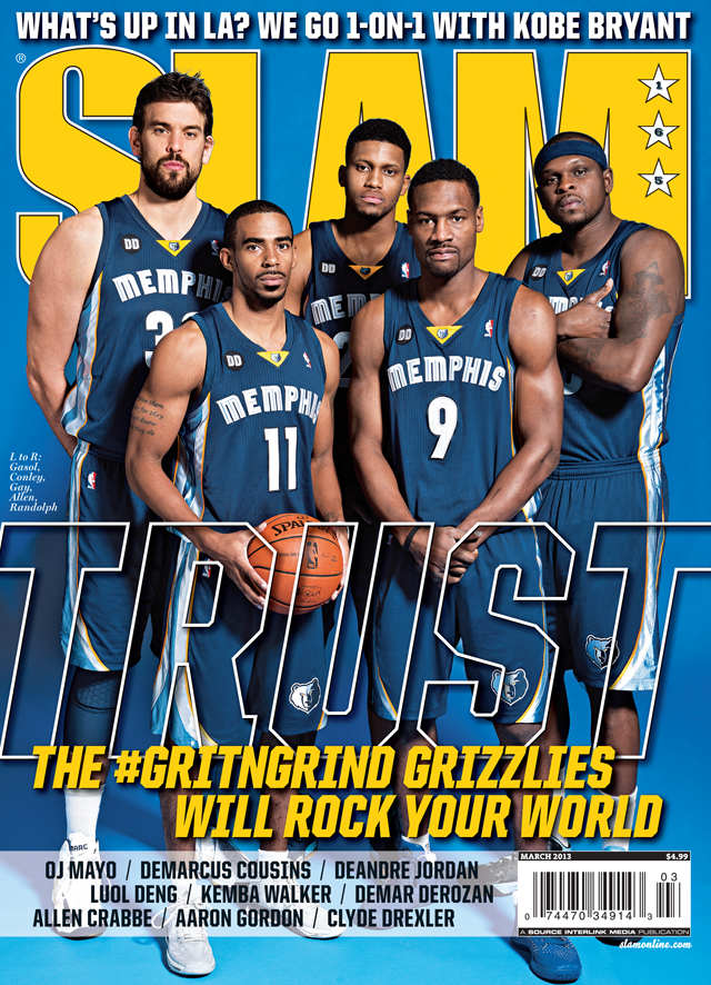#Memphis Grizzlies SLAM 165 Cover