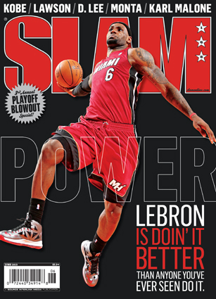 LeBron James covers SLAM 168