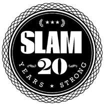 #SLAM Magazine 20th Anniversary Logo