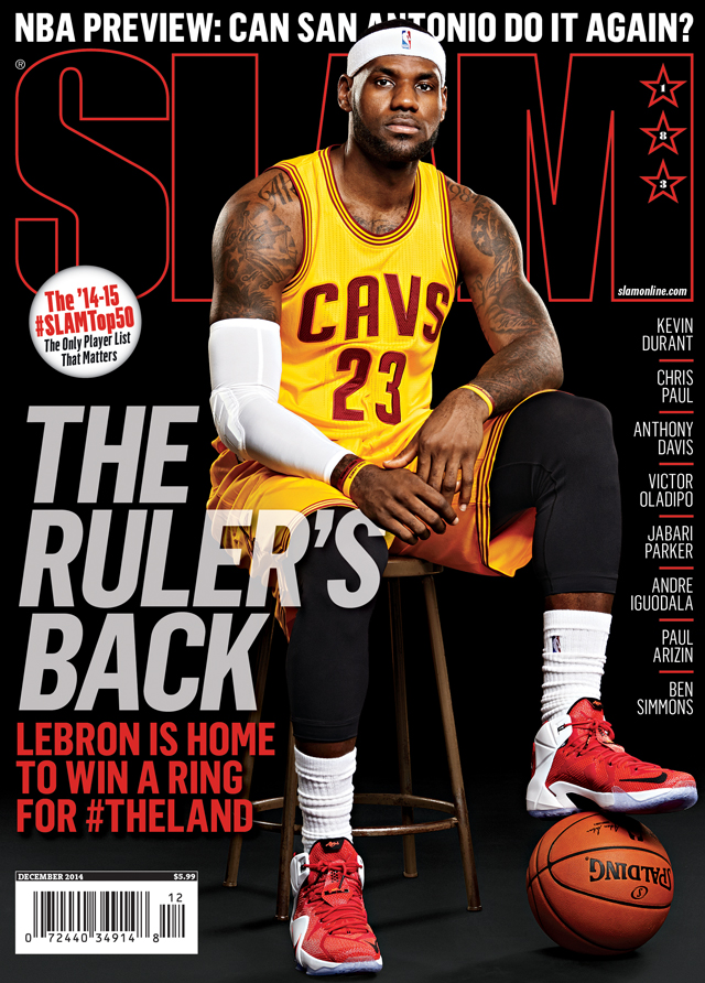 lebron james slam magazine