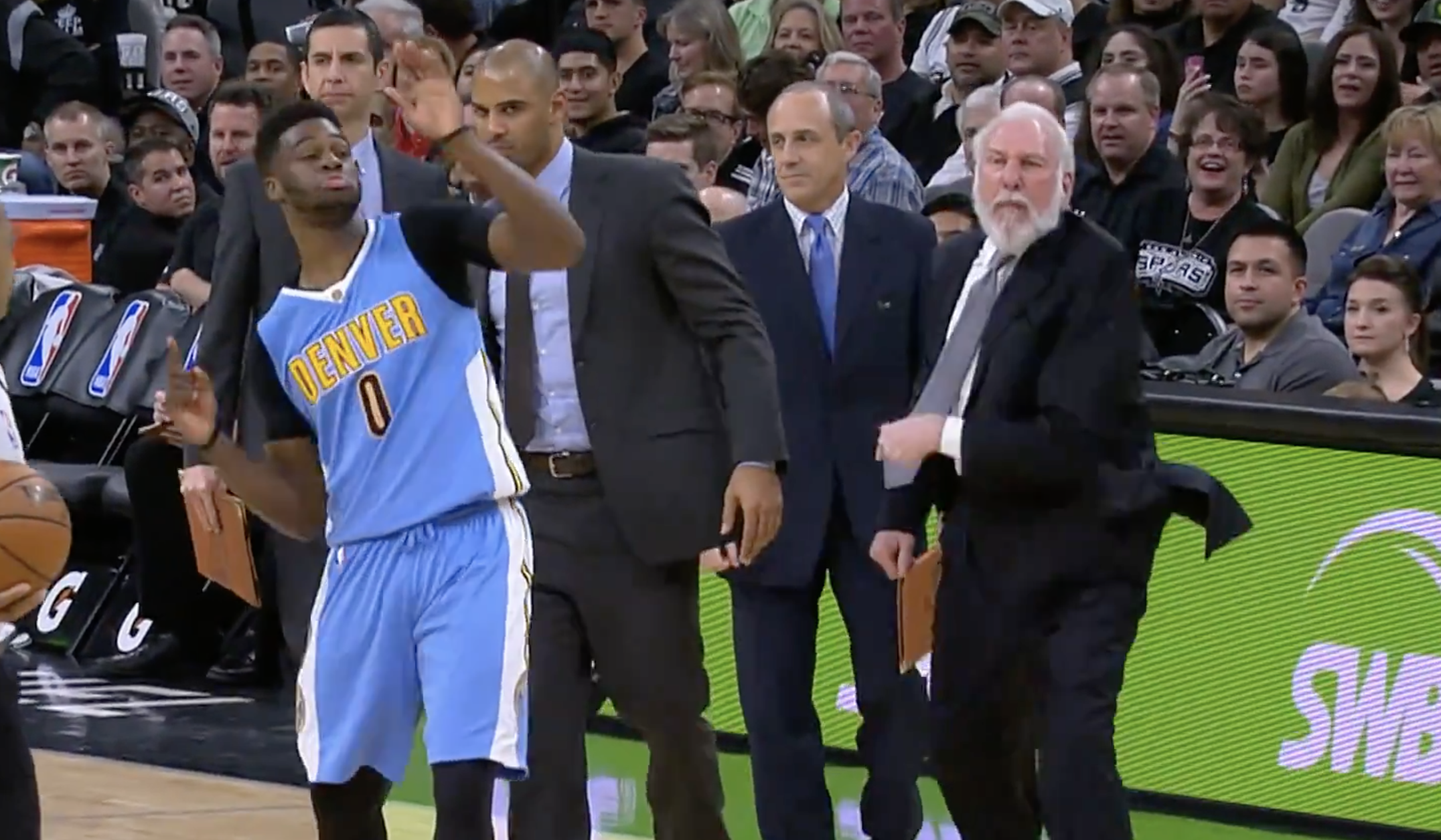 Gregg Popovich Emmanuel Mudiay