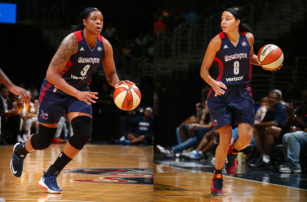 Kia Vaughn, Bria Hartley