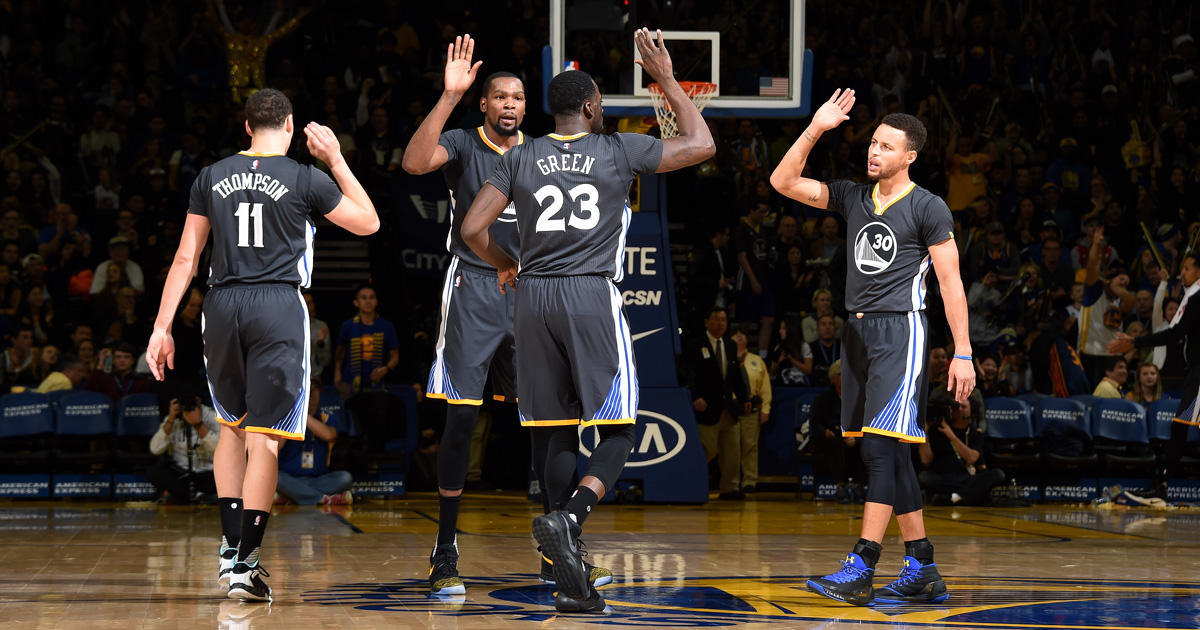 durant curry thompson green