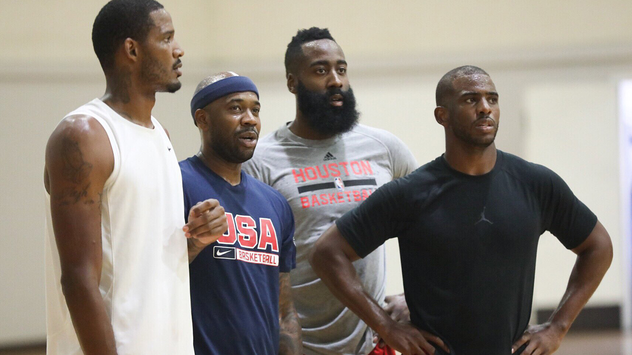 chris paul james harden pickup game