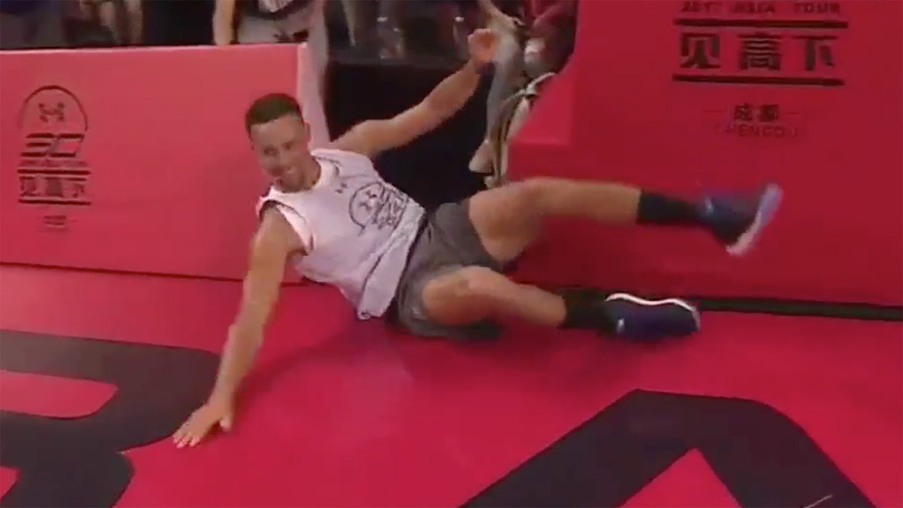 stephen curry klay thompson dunk fail