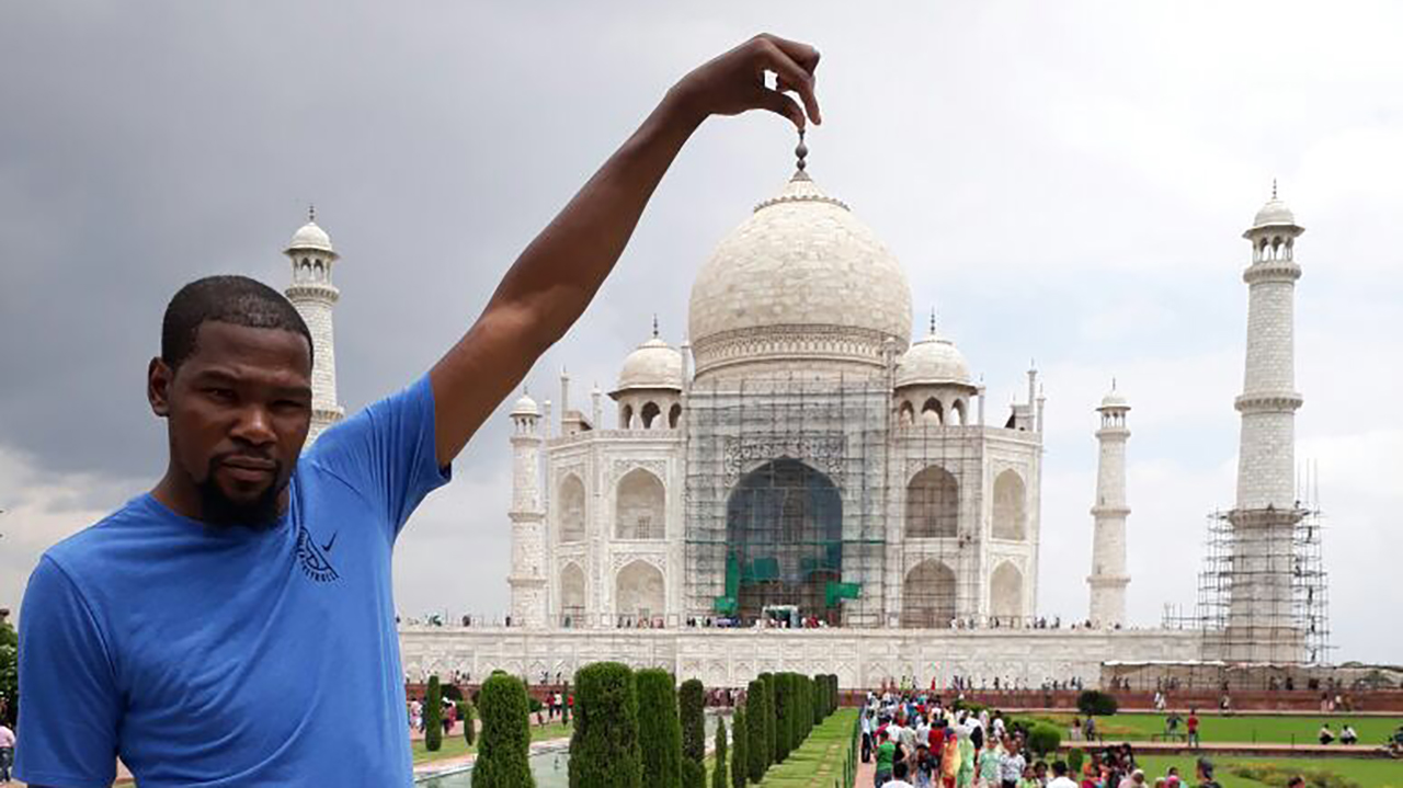 kevin durant taj mahal