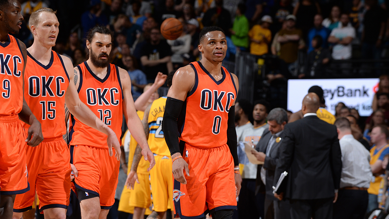 russell westbrook frustrated thunder