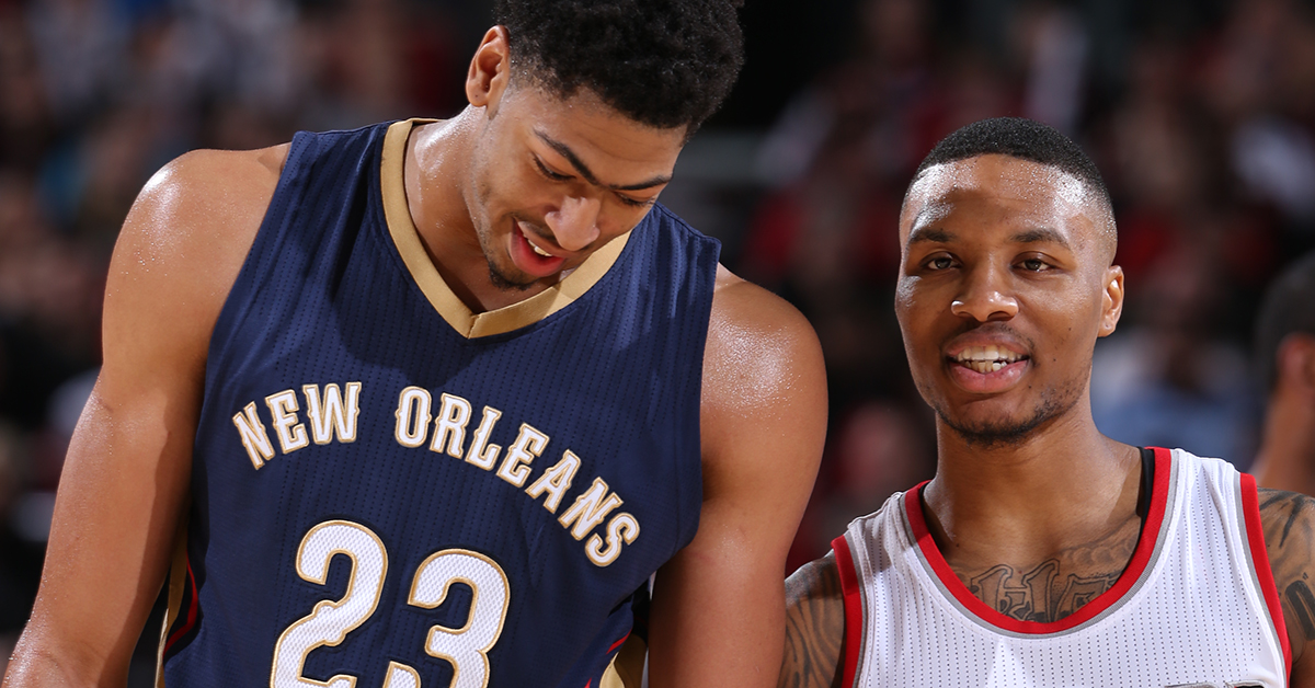 damian lillard anthony davis blazers