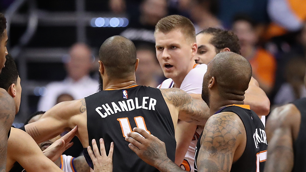 kristaps porzingis conor mcgregor trash talk