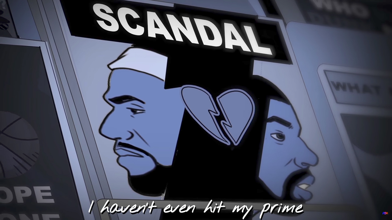 kyrie irving lebron james eminem stan parody