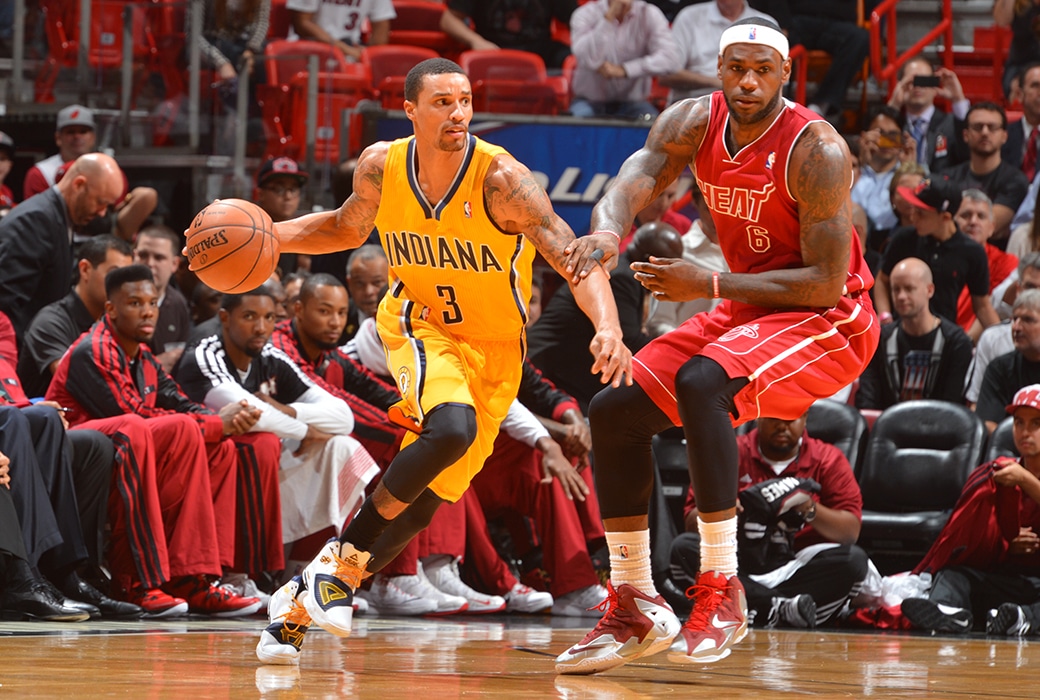 George Hill, LeBron James
