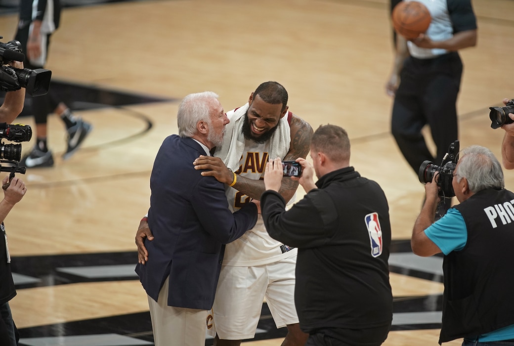 Gregg Popovich, LeBron James