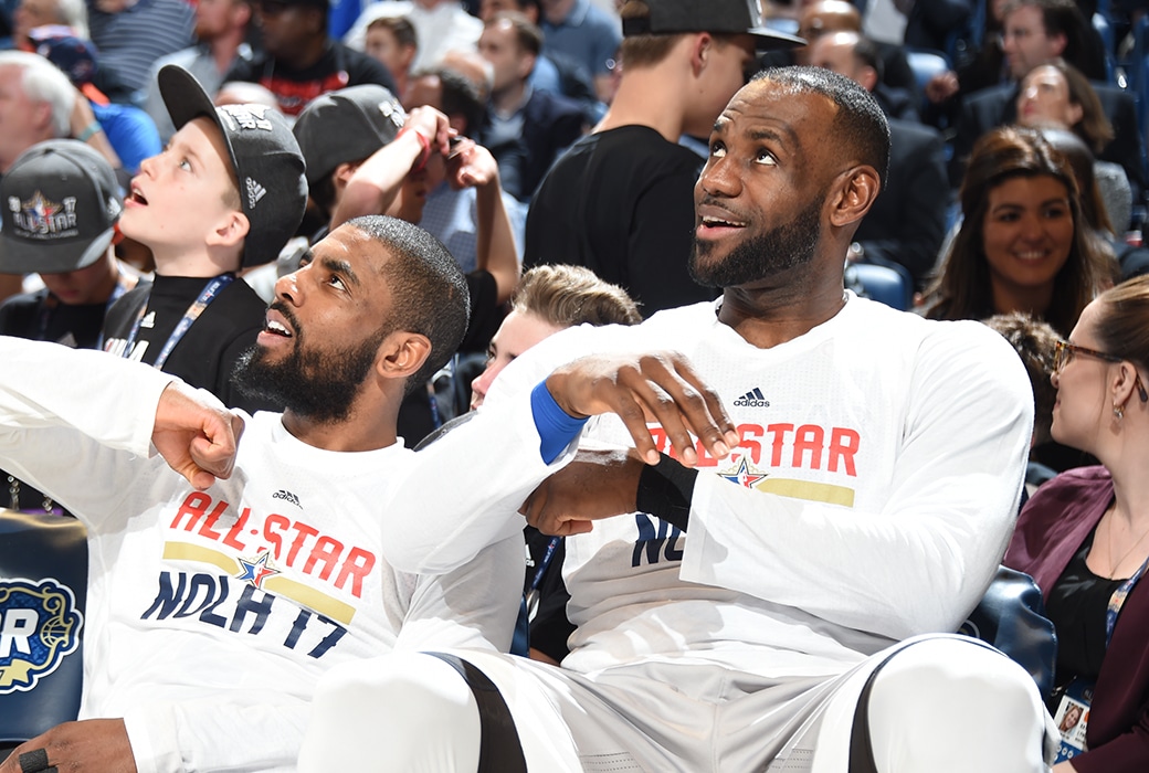 lebron all-star draft live practice
