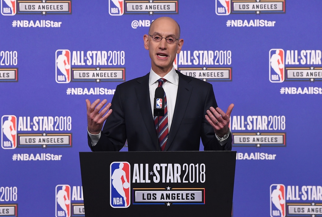 adam silver all-star draft televised