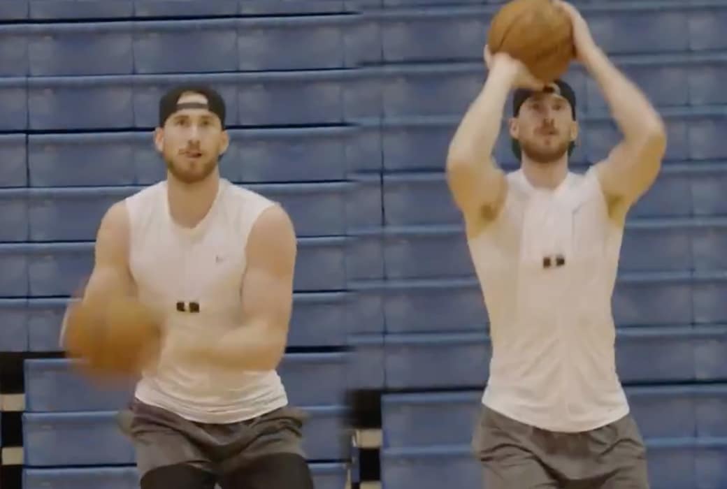 gordon hayward training video jump shot