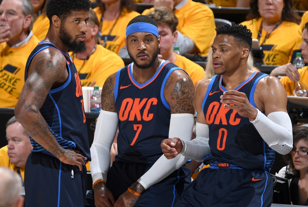 carmelo anthony thunder strategy