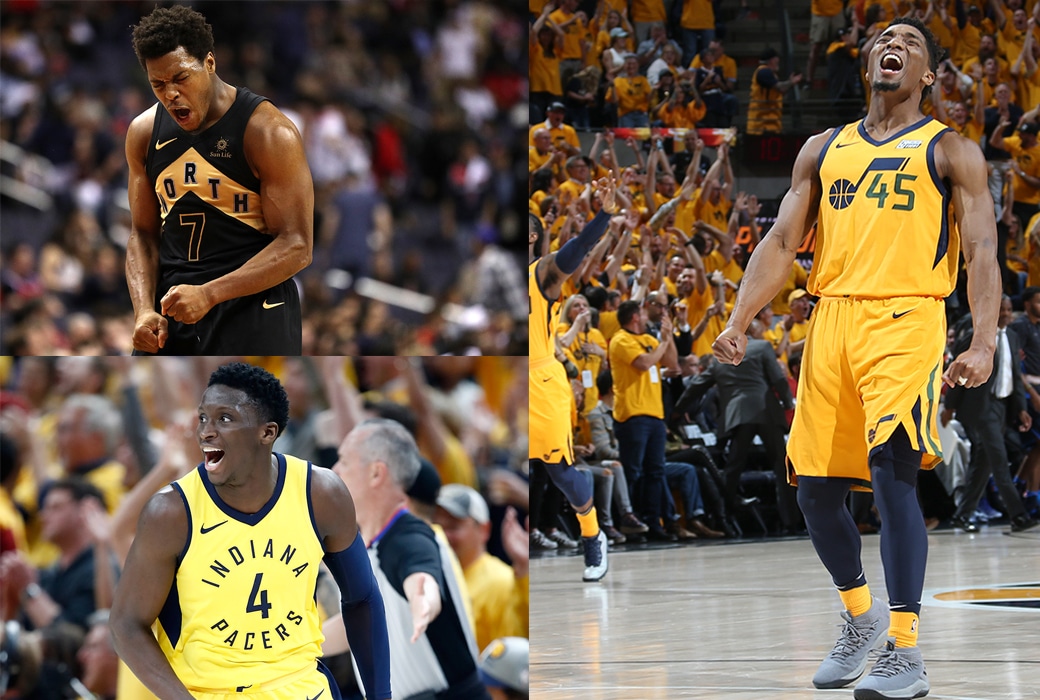 Donovan Mitchell, Victor Oladipo, Kyle Lowry