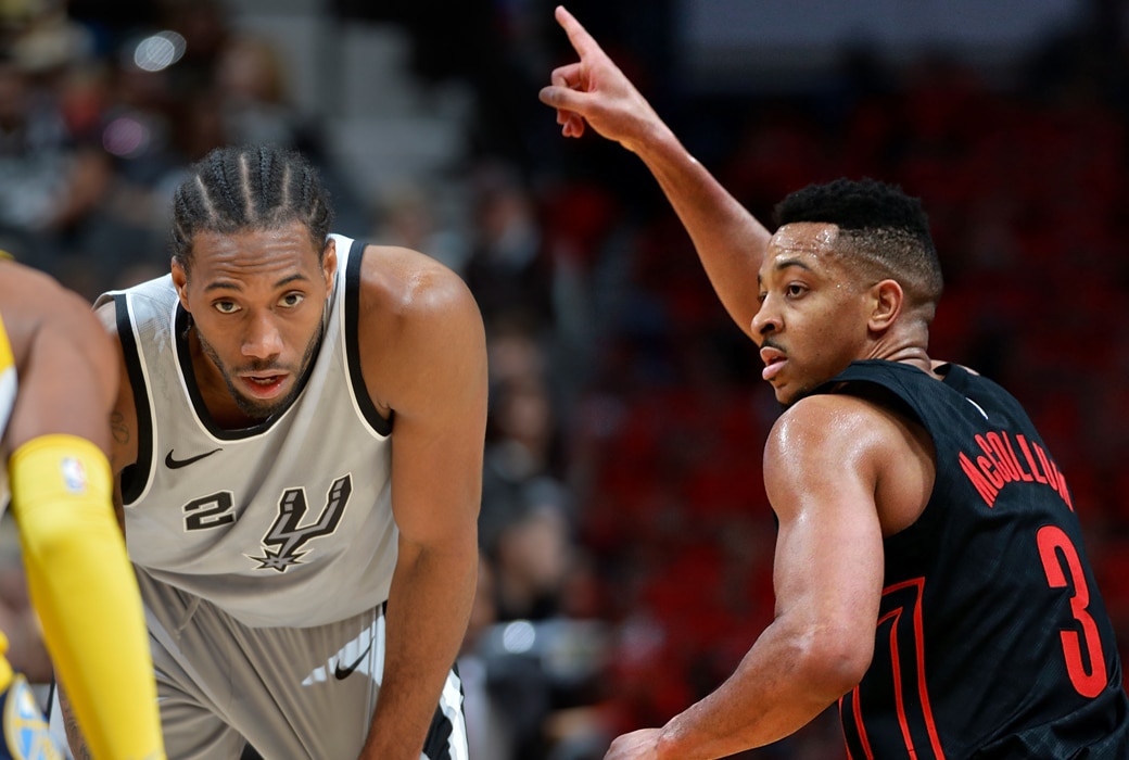 cj mccollum kawhi leonard