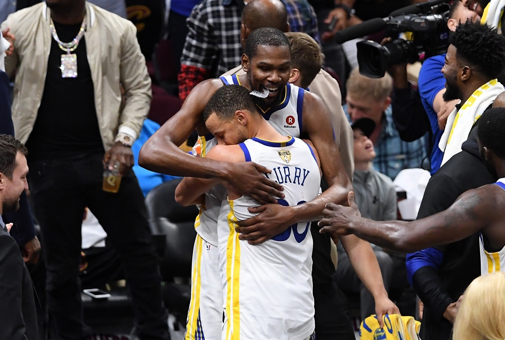 curry durant warriors finals sweep