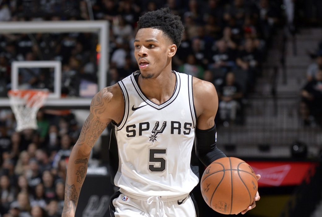 dejounte murray lead spurs