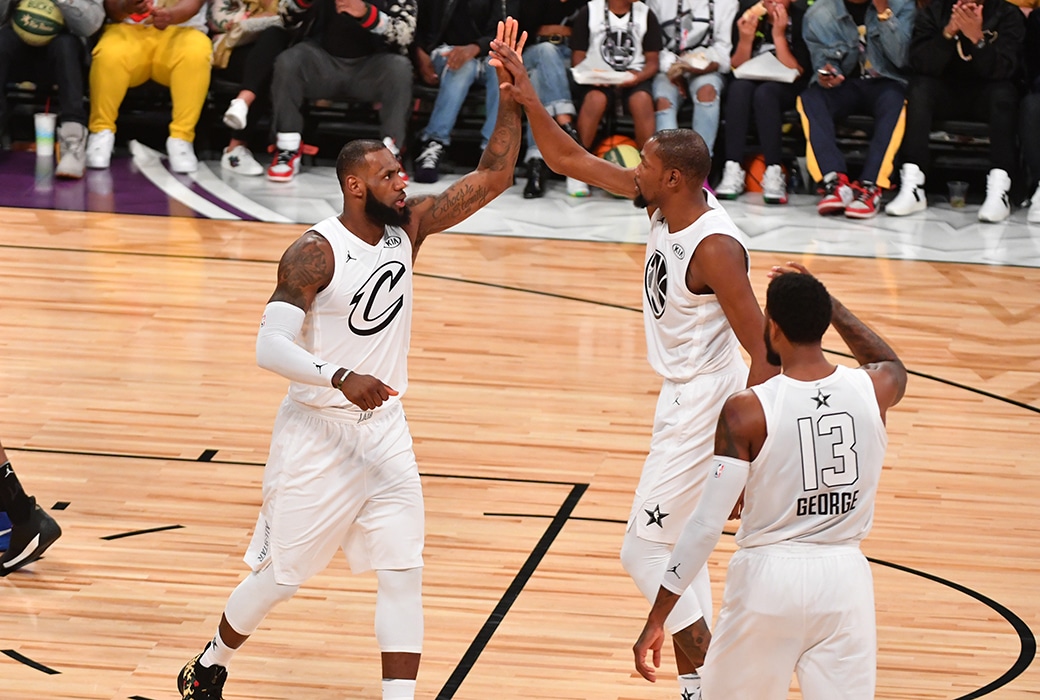 LeBron James, Kevin Durant, Paul George