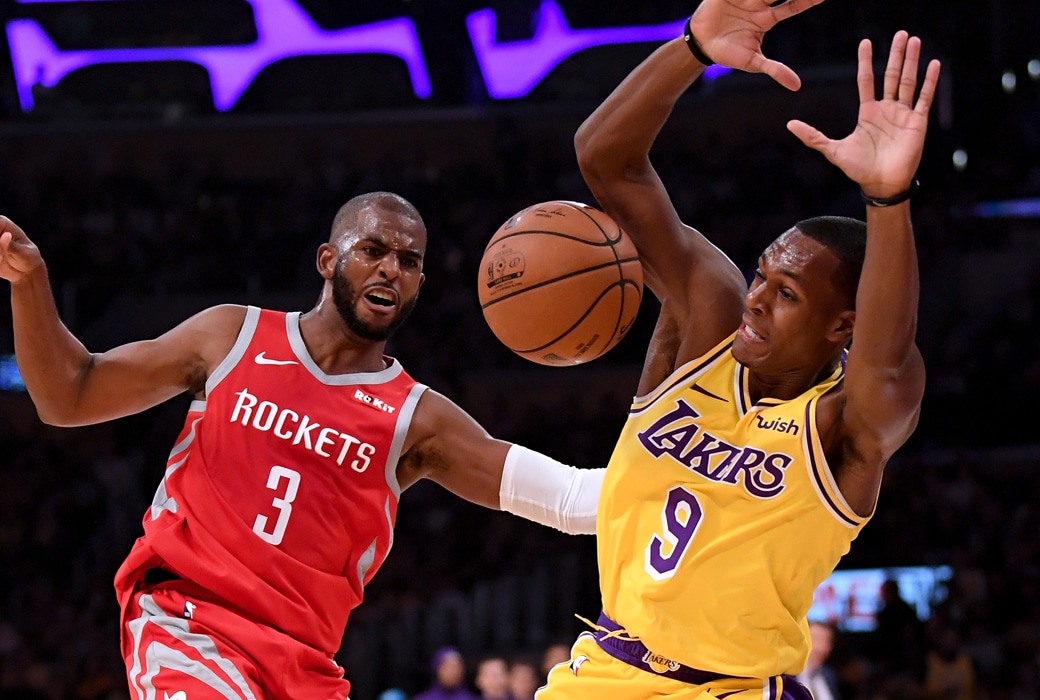 rondo ingram paul fight punches