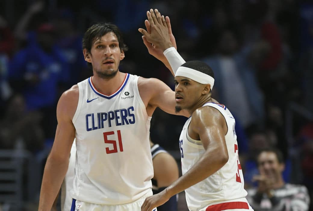 Tobias Harris and Boban Marjanovic