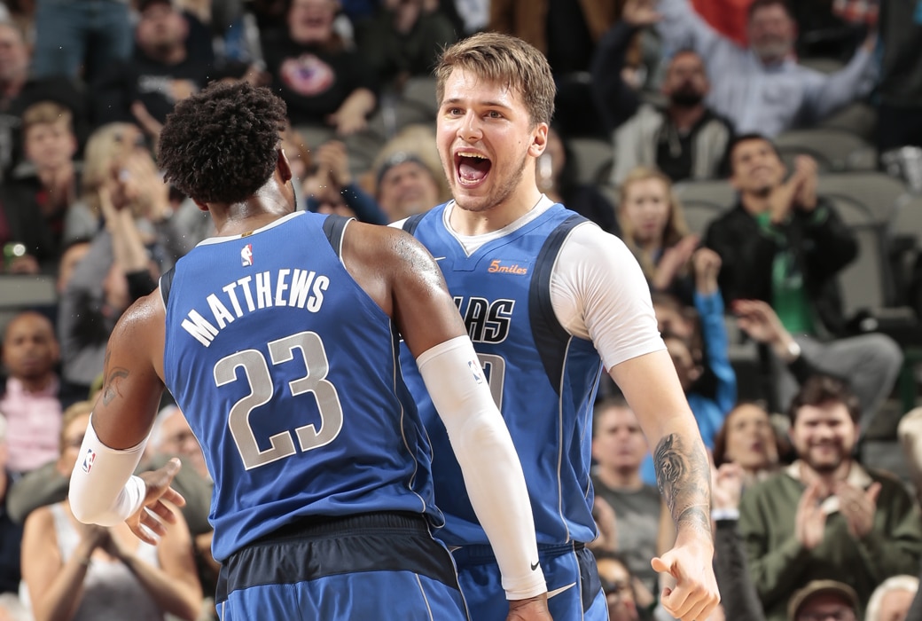 luka doncic mavericks post up