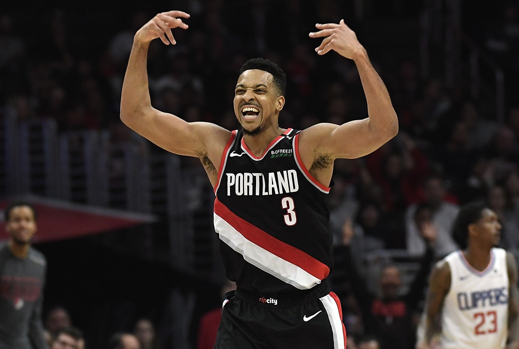 cj mccollum 35 points fourth quarter