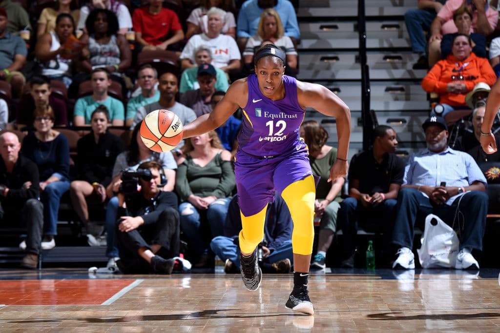 Chelsea Gray of the Los Angeles Sparks