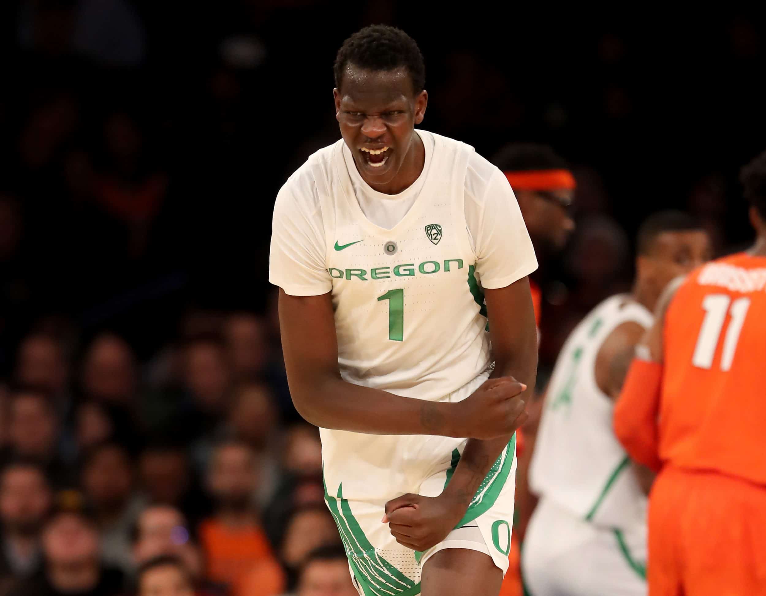 Bol Bol of the Oregon Ducks