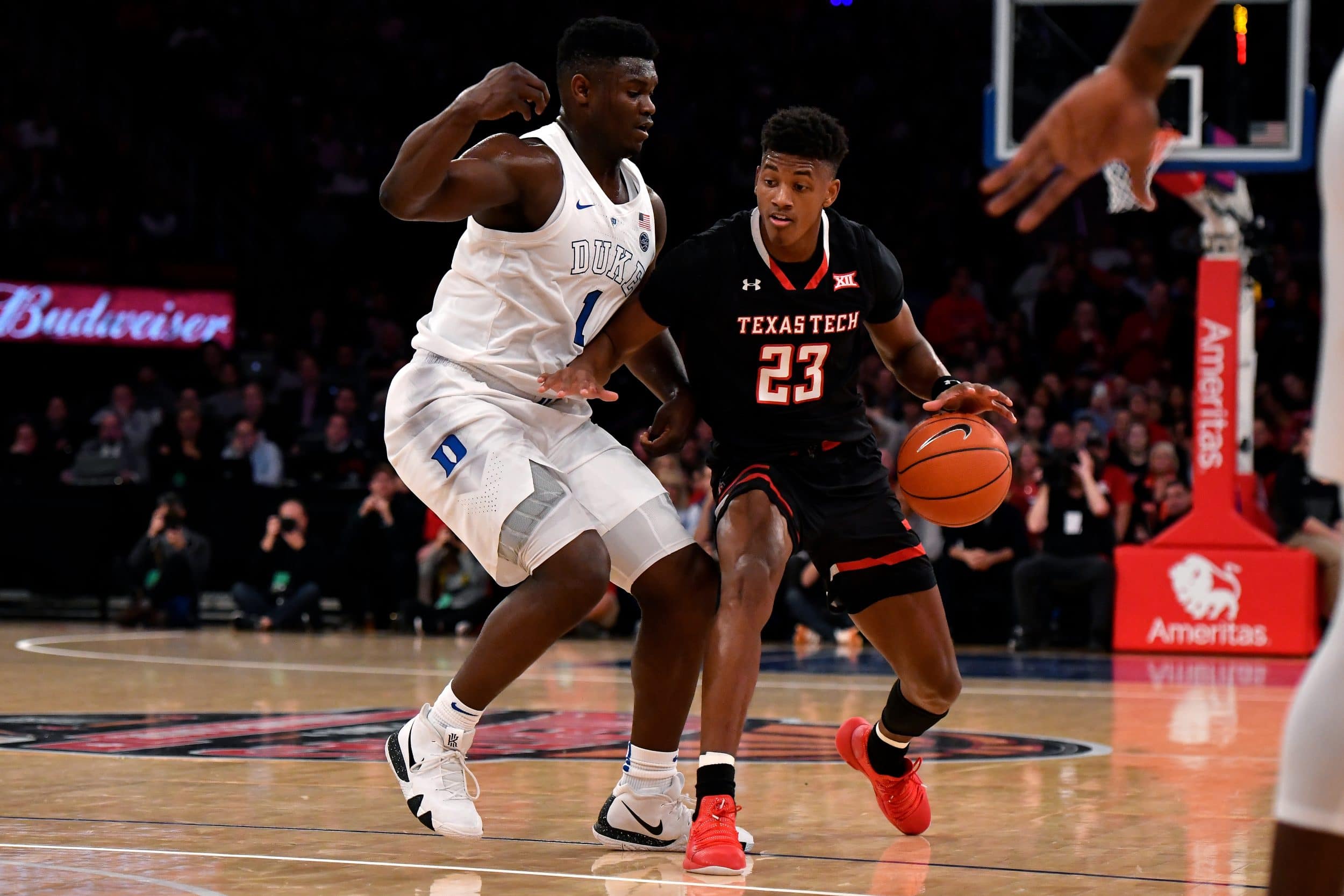 Zion Williamson of the Duke Blue Devils, Jarrett Culver of the Texas Tech Red Raiders