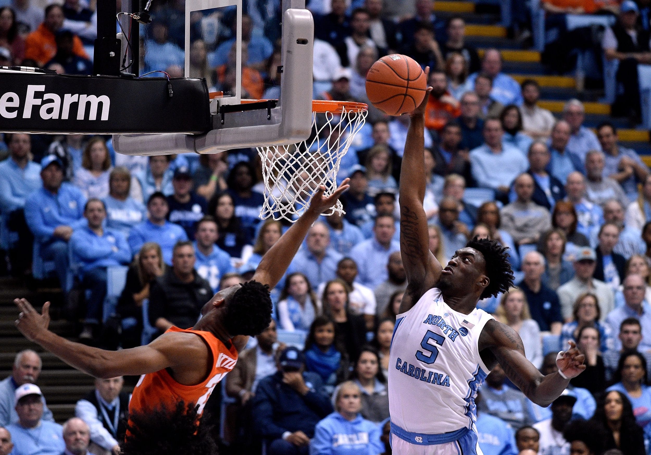 Nassir Little of the North Carolina Tar Heels