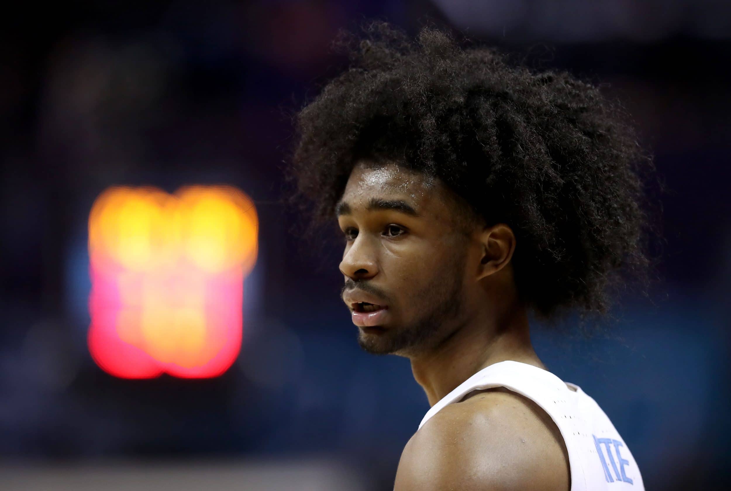 Coby White of the North Carolina Tar Heels