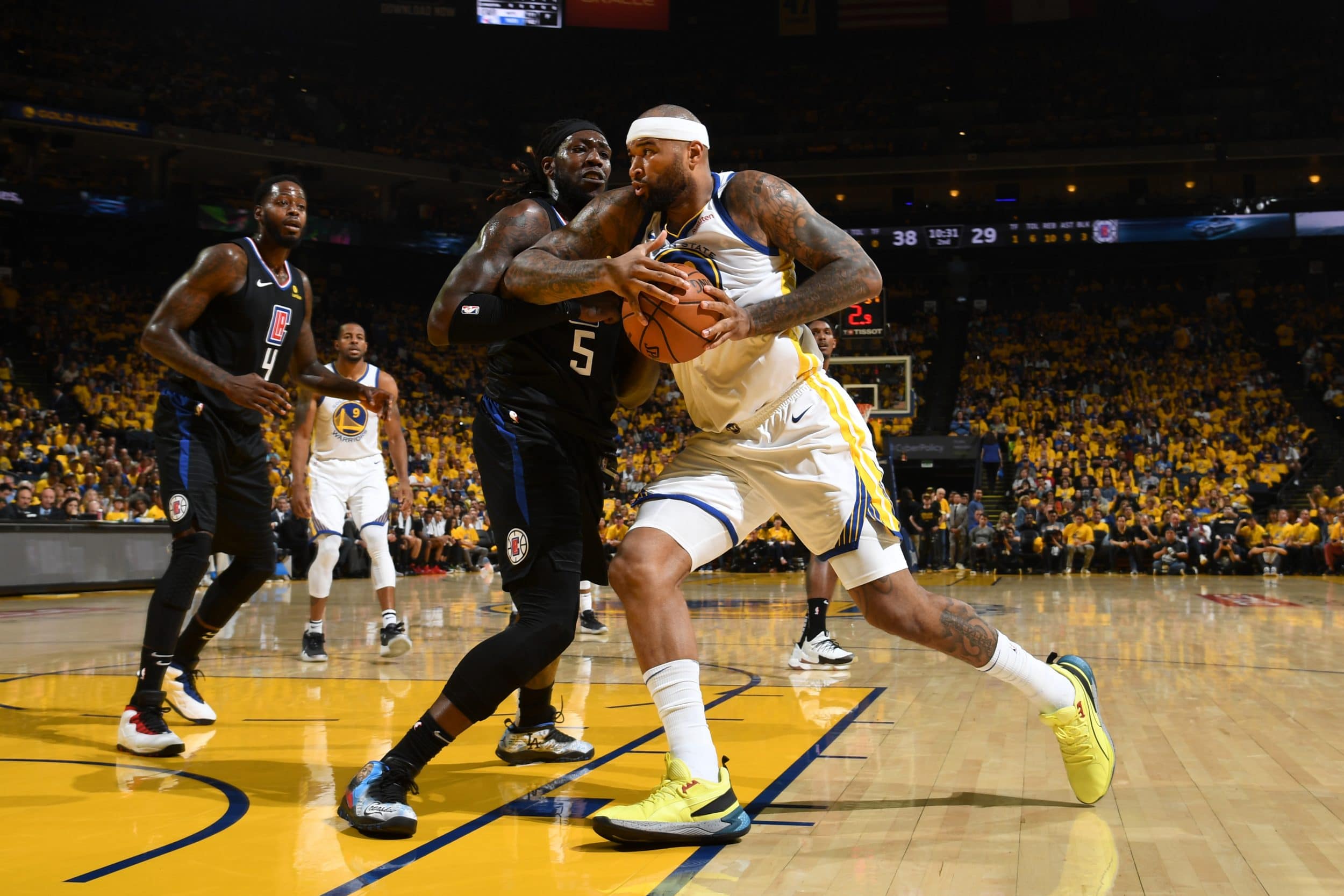 DeMarcus Cousins of the Golden State Warriors