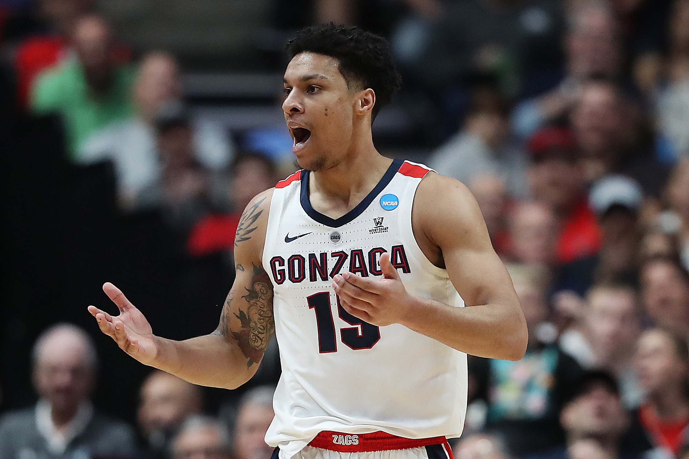 Brandon Clarke of the Gonzaga Bulldogs