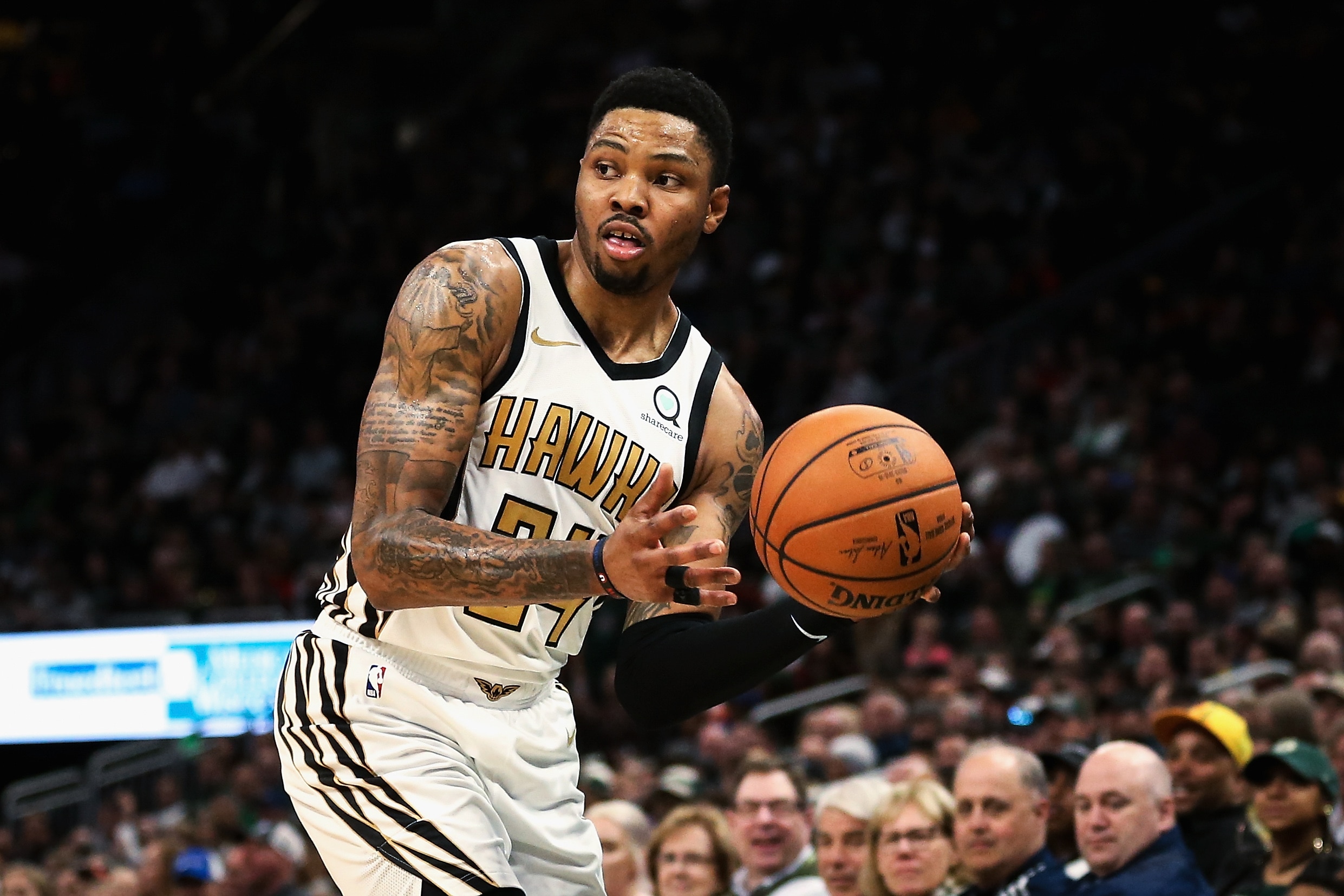 Kent Bazemore of the Atlanta Hawks
