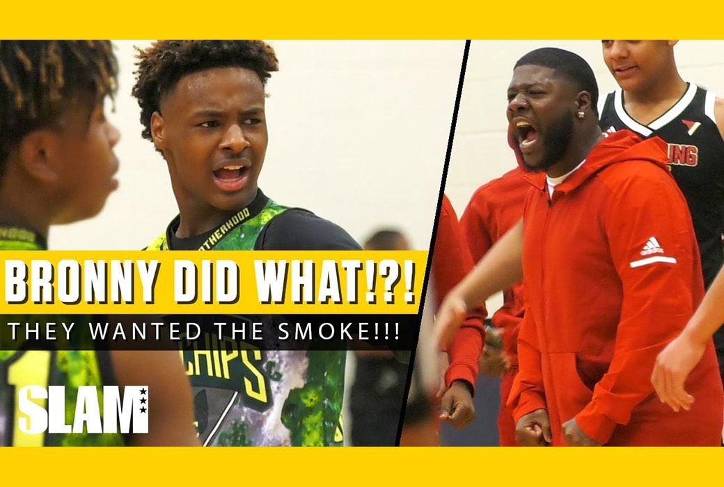 bronny blue chips trae young