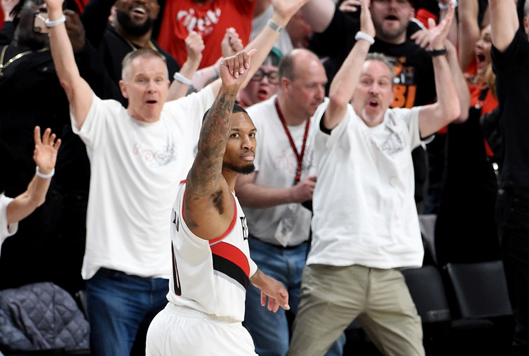damian lillard game 5 reaction