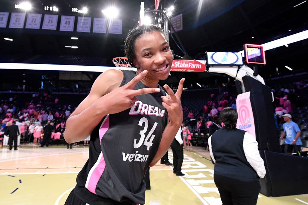 Imani McGee-Stafford of the Atlanta Dream