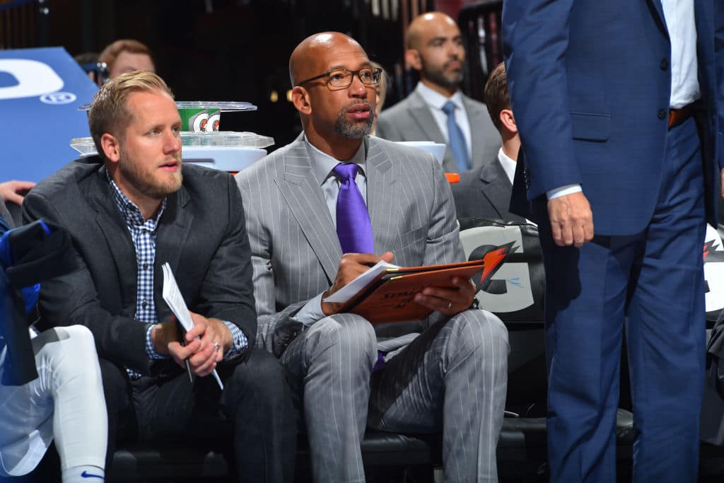Monty Williams of the Philadelphia 76ers