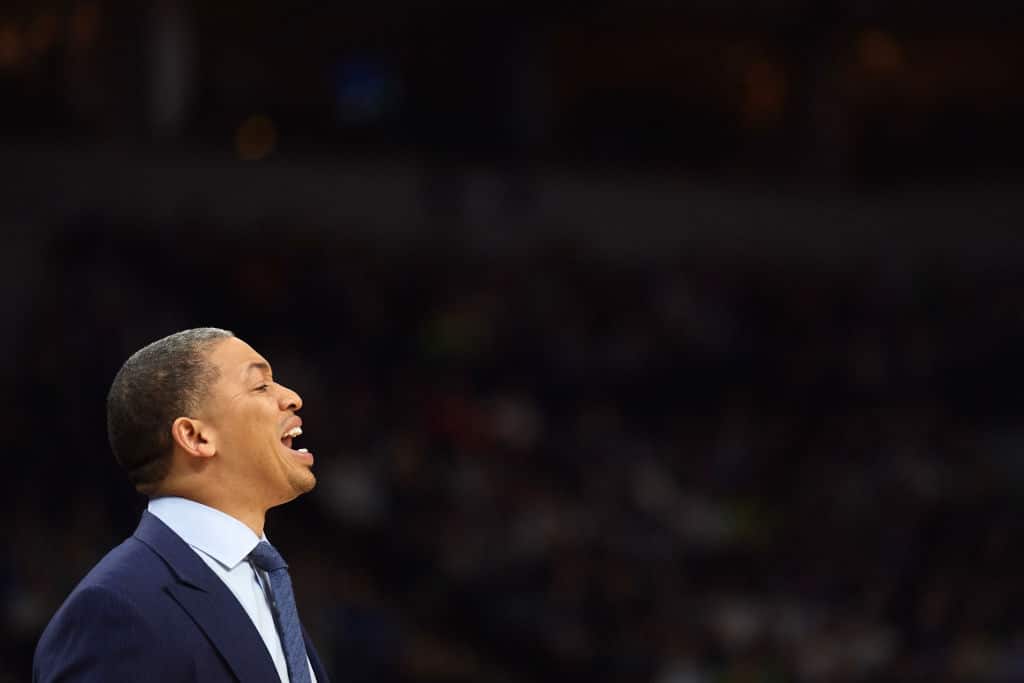 Ty Lue of the Cleveland Cavaliers