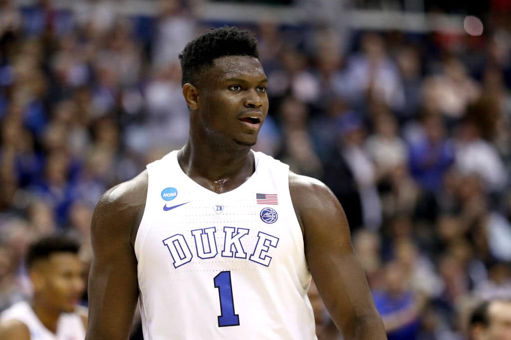 Zion Williamson of the Duke Blue Devils