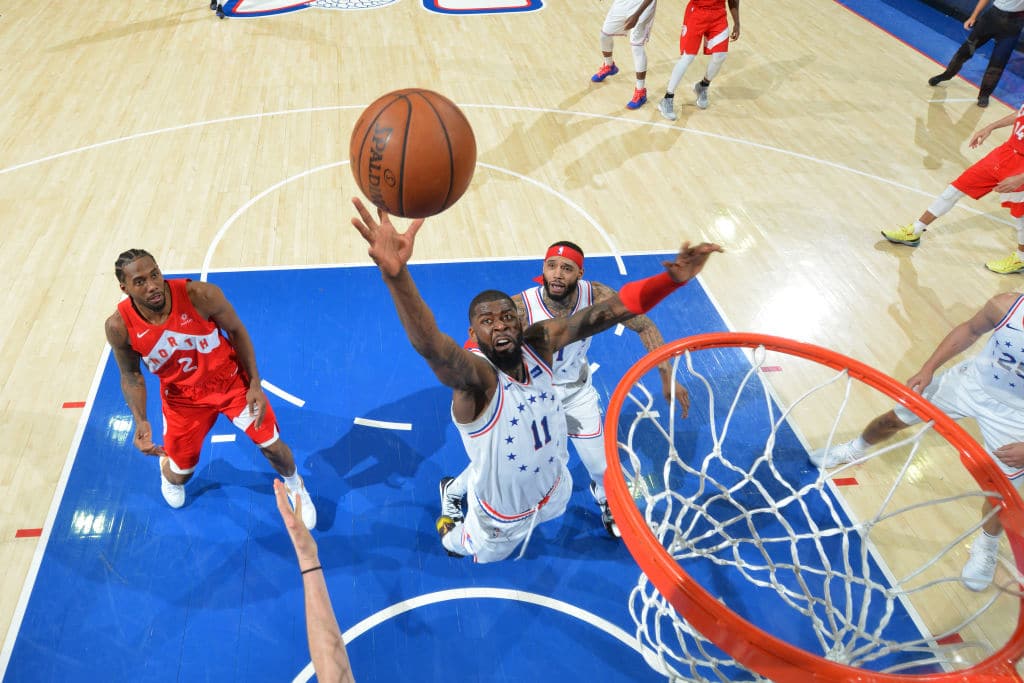 James Ennis of the Philadelphia 76ers