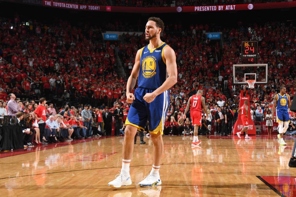 Klay Thompson of the Golden State Warriors