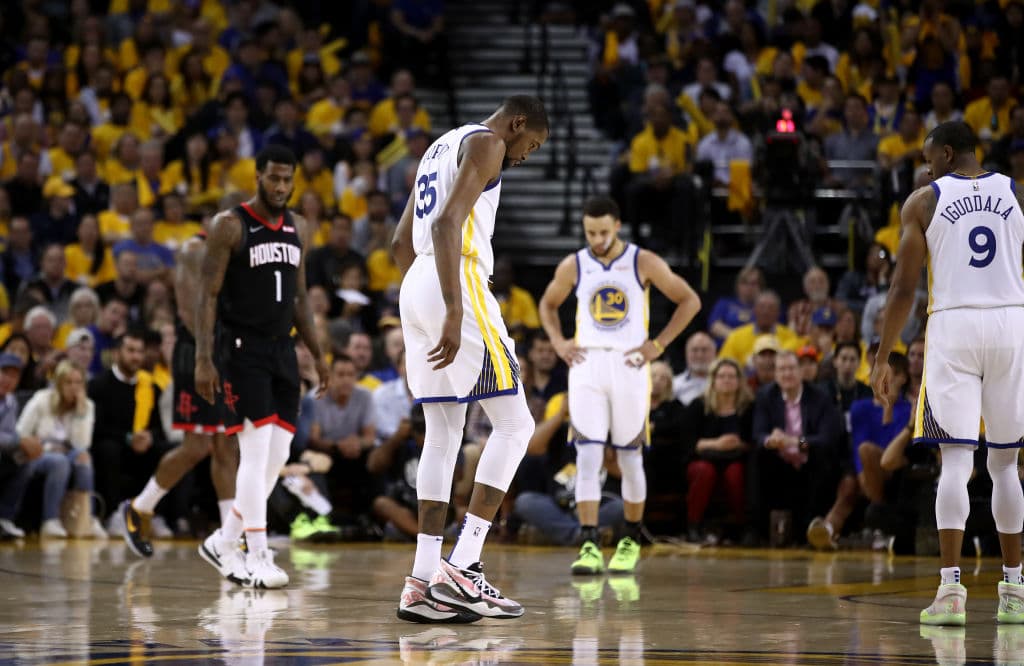 Kevin Durant of the Golden State Warriors