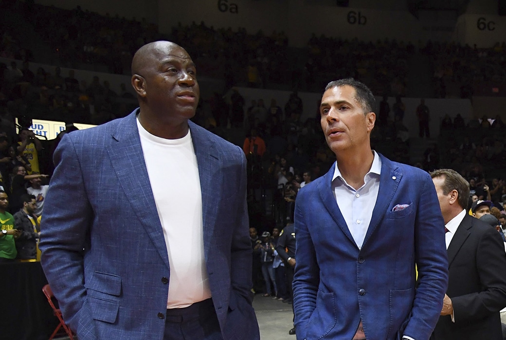 magic johnson rob pelinka backstabbing