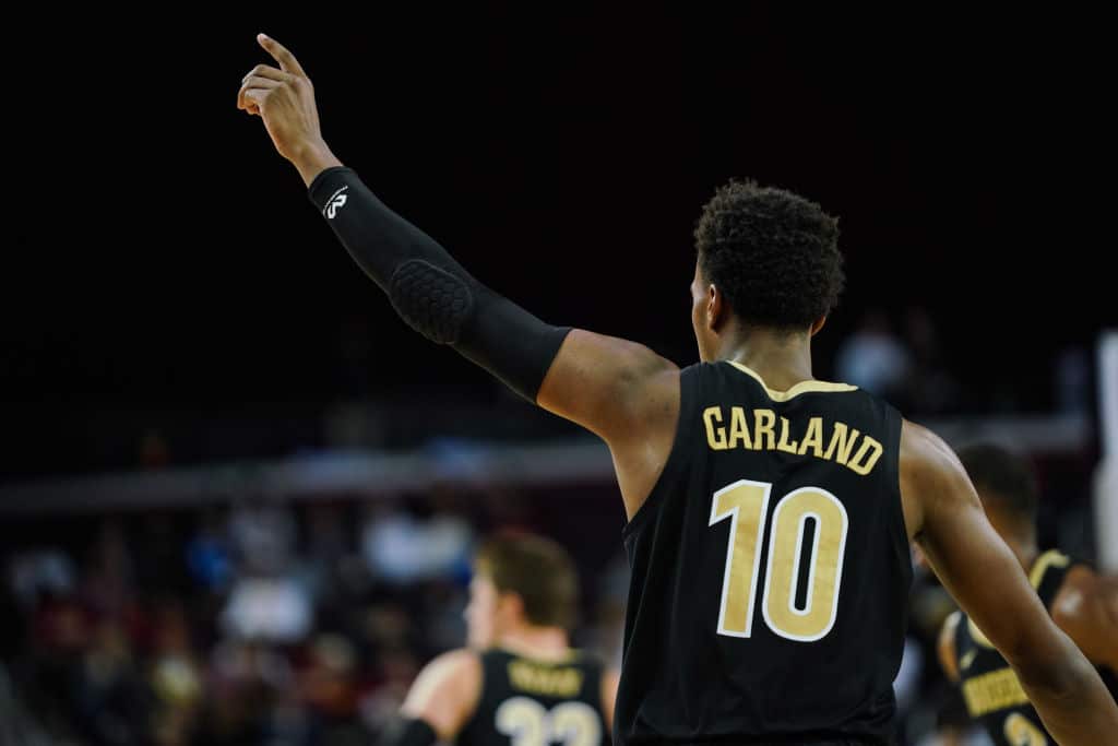 Darius Garland of the Vanderbilt Commodores